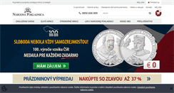 Desktop Screenshot of narodnapokladnica.sk